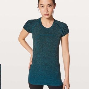 Lululemon Poolside Black Swiftly Tech Short Sleeve Crew